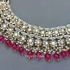 Pink Color Bridal Kundan Jewellery Set-09 Pink Color Bridal Kundan Jewellery Set
