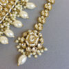White Color Kundan Jewellery Set for Lehenga-03 White Color Kundan Jewellery Set for Lehenga