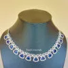 Blue Stone Zirconia Jewellery Set-02 Blue Stone Zirconia Jewellery Set