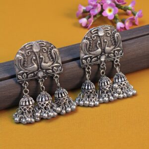 German Silver Jhumka Earring