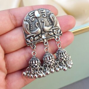 German Silver Jhumka Earring