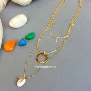 Multi Layer Chain Necklace for Girls