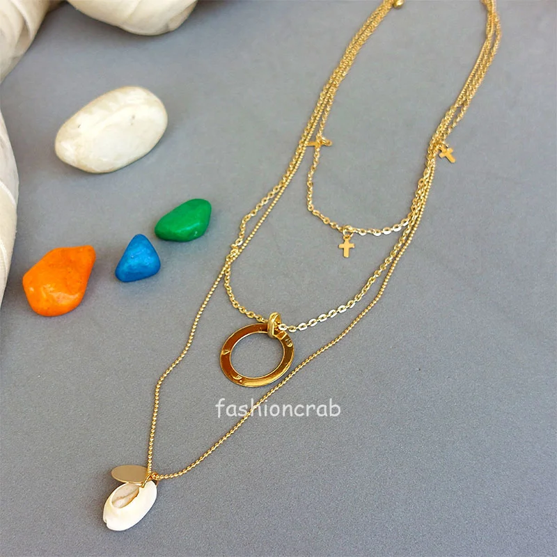 Multi Layer Chain Necklace for Girls