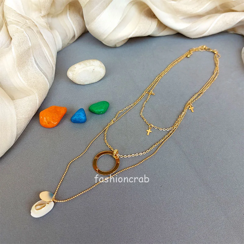 Multi Layer Chain Necklace for Girls