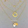 Multi Layer Chain Necklace for Girls-04 Multi Layer Chain Necklace for Girls