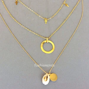 Multi Layer Chain Necklace for Girls