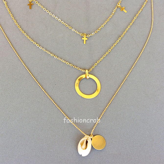 Multi Layer Chain Necklace for Girls