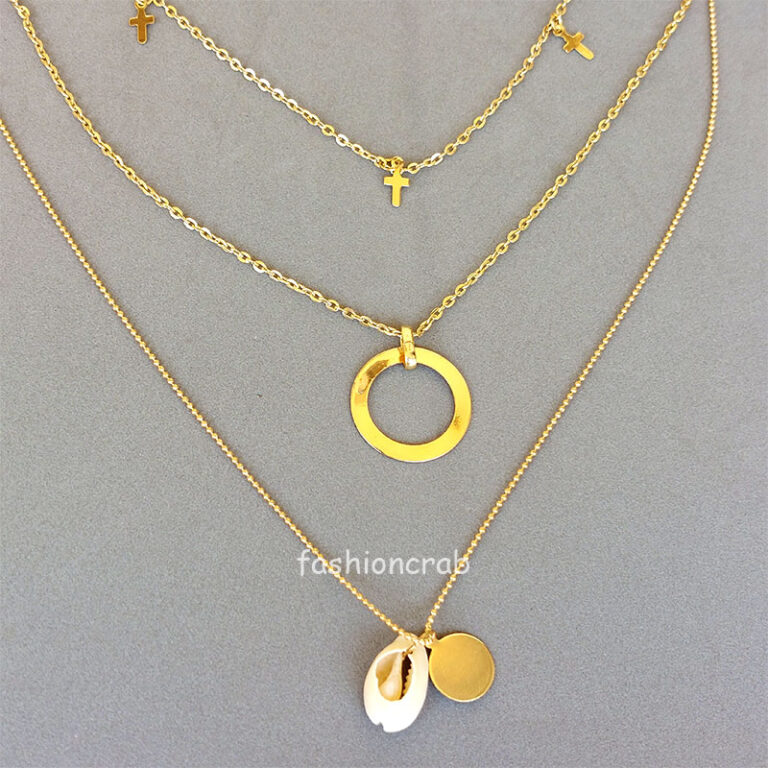 Multi Layer Chain Necklace for Girls