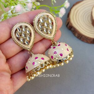 Peach Color Jhumka