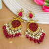 Alia Stylish Earrings - Pink