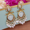 Alia Stylish Earrings - White
