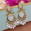 Alia Stylish Earrings - White
