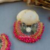 Earrings for Lehenga - Pink-01 Earrings for Lehenga - Pink