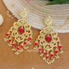 Ethnic Pink Earrings for Ethnic Wear