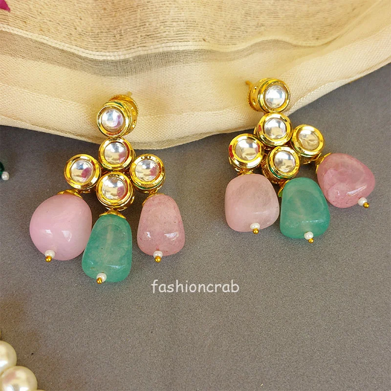 Kareena Multicolor Kundan Jewellery Set