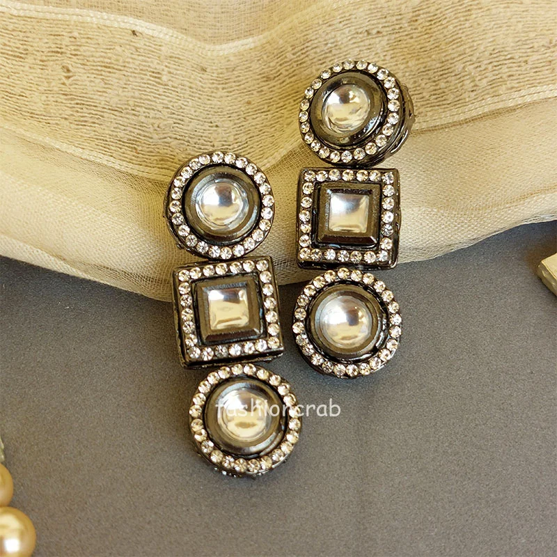 Kiara Long Necklace Set for Saree