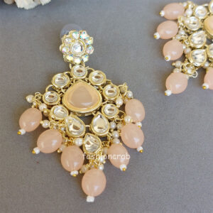 Peach Color Necklace Set