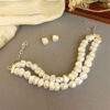 Saara Real Shell Pearl Choker Set