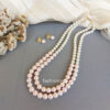 Two Colored Pearl Mala Set