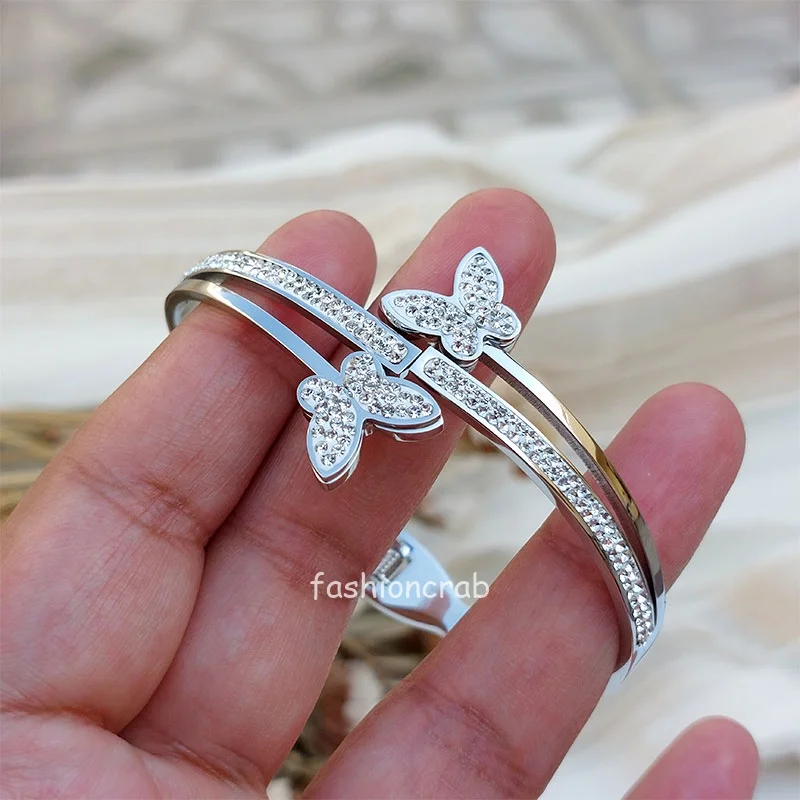 Butterfly Anti Tarnish Bracelet - Silver