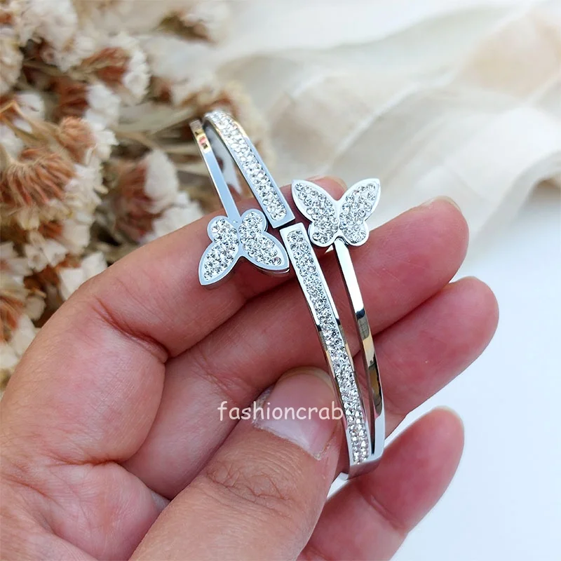 Butterfly Anti Tarnish Bracelet - Silver