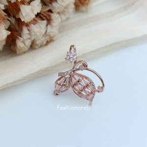 Butterfly Anti Tarnish Ring - Rose Gold