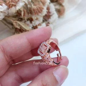 Cupid Queen Anti Tarnish Ring - Rose Gold