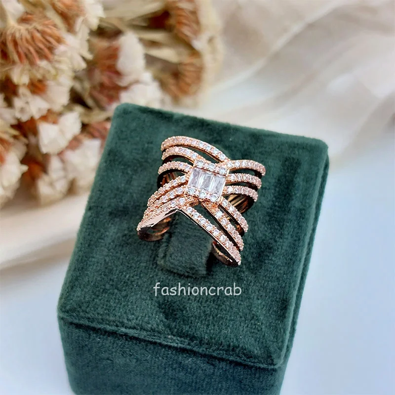 Eternal Love Anti Tarnish Ring - Rose Gold