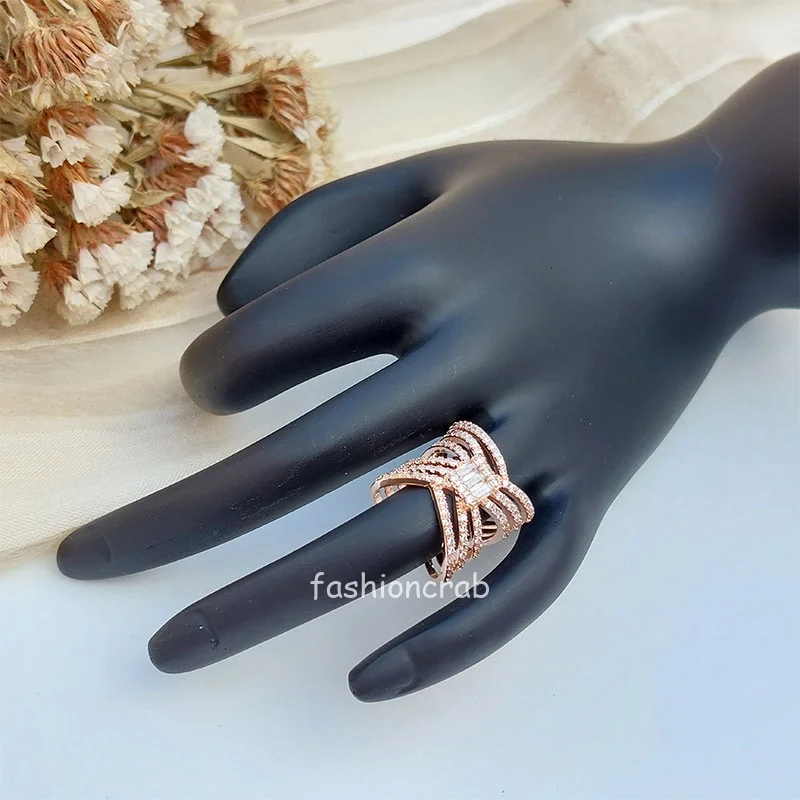 Eternal Love Anti Tarnish Ring - Rose Gold