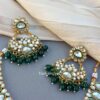 Green Kundan Bridal Jewellery Set for Wedding-01 Green Kundan Bridal Jewellery Set for Wedding