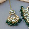 Green Kundan Bridal Jewellery Set for Wedding-02 Green Kundan Bridal Jewellery Set for Wedding