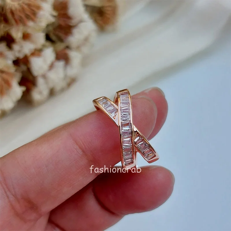 Love Knot Anti Tarnish Ring - Rose Gold