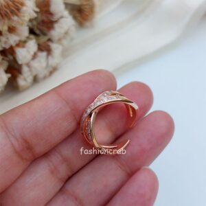 Love Knot Anti Tarnish Ring - Rose Gold