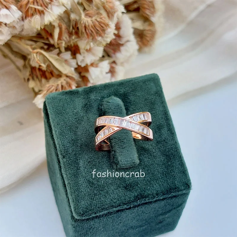 Love Knot Anti Tarnish Ring - Rose Gold