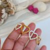 Love Lock Heartlet Anti Tarnish Bracelet - Golden-02 Love Lock Heartlet Anti Tarnish Bracelet - Golden