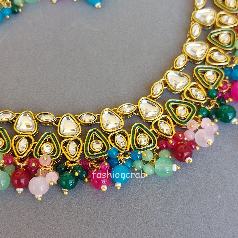 Multicolor Kundan Set