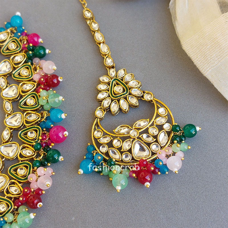 Multicolor Kundan Set