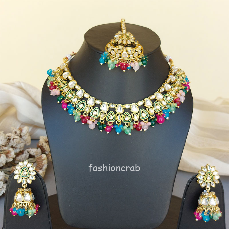 Multicolor Kundan Set