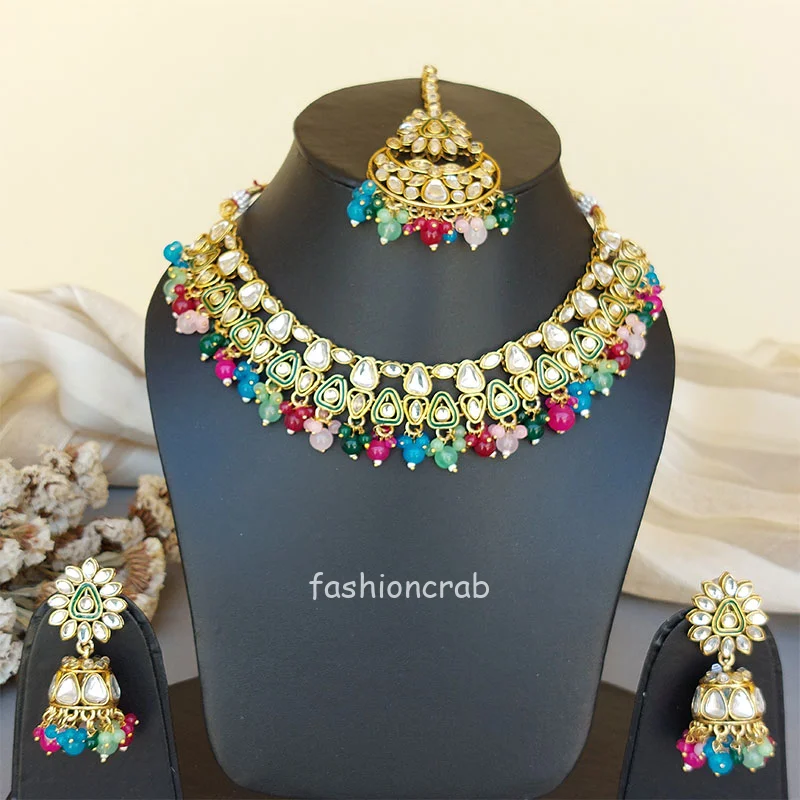 Multicolor Kundan Set