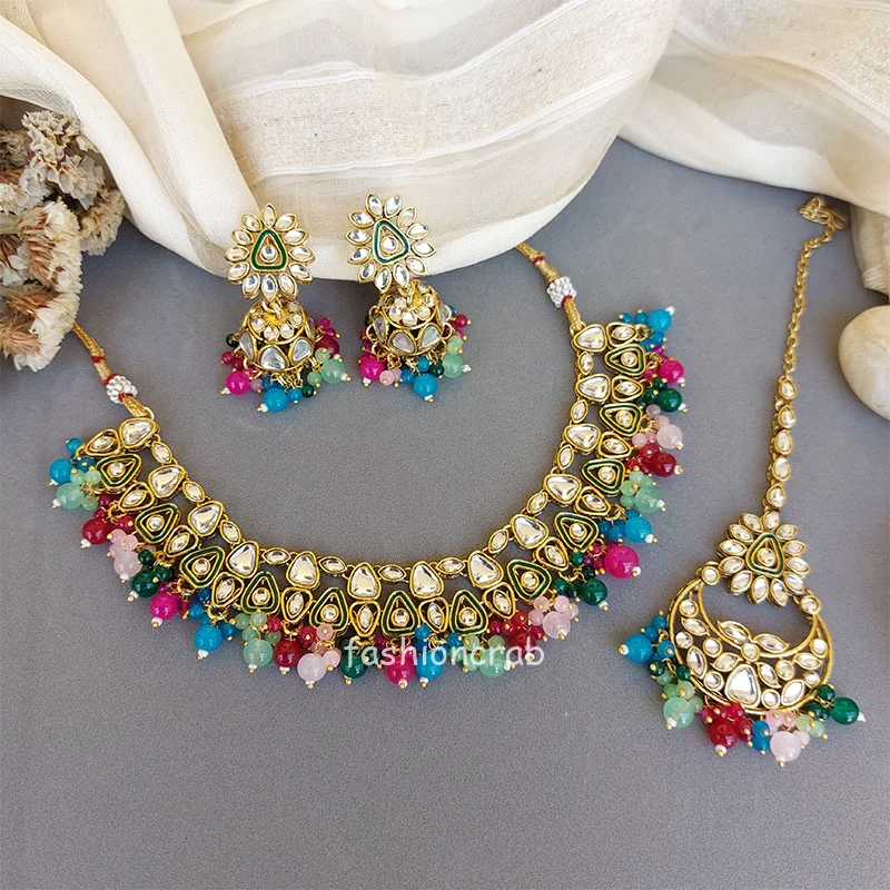 Multicolor Kundan Set