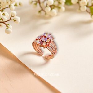 Multicolor Rose Gold Ring