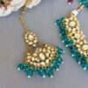 Peacock Green Colour Jewellery Set for Wedding