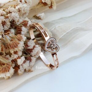 Rhythmic Heartbeat Anti-Tarnish Bracelet - Rose Gold