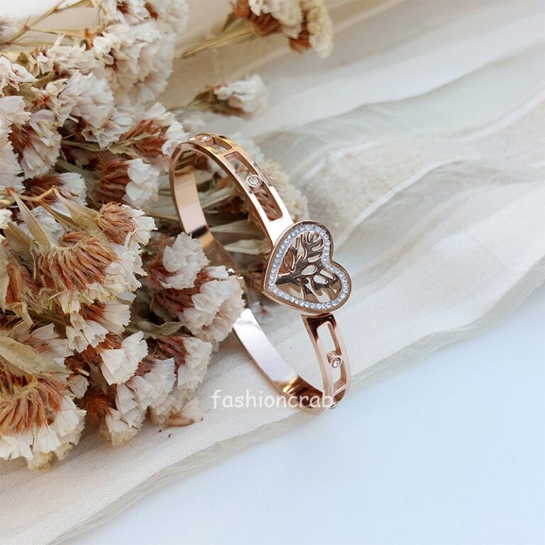 Rhythmic Heartbeat Anti-Tarnish Bracelet - Rose Gold
