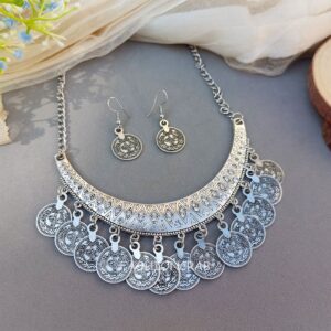 Silver Color Statement Jewellery