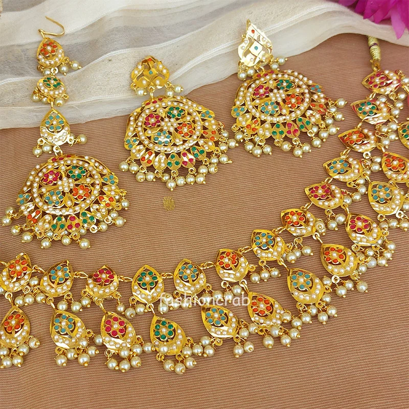 Sunanda Jadau Choker for Punjabi Bride