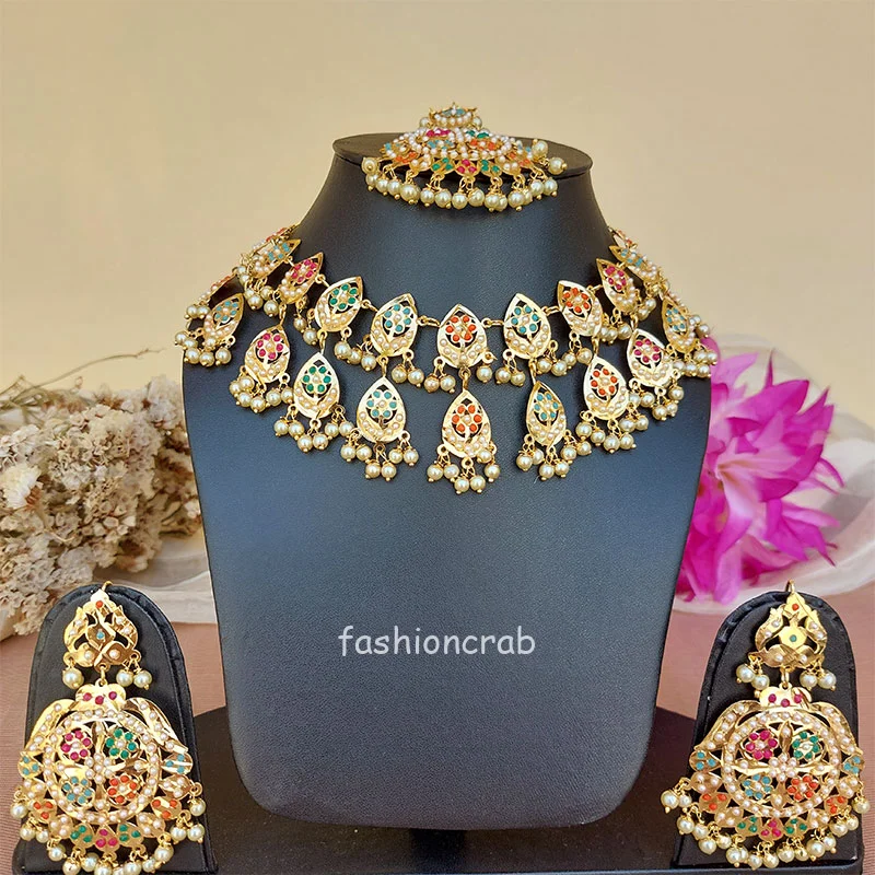 Sunanda Jadau Choker for Punjabi Bride