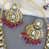 Purple - Handcrafted Glass Stone Kundan Work Bracelet 34 main image 1