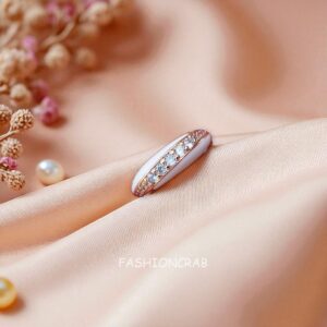 White Anti Tarnish Ring for Girls