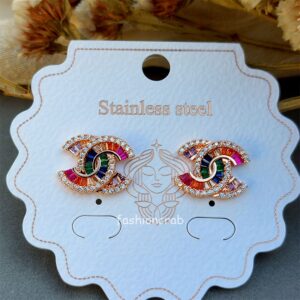 Anti Tarnish Earrings - Multicolor